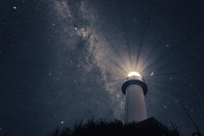 Milky Way over mystical venue